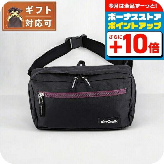 WILD THINGS（ワイルドシングス） ウエストバッグ WT-380-3803-BLACK