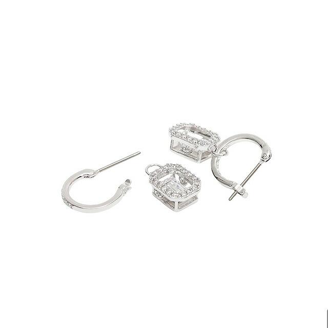 SWAROVSKI（スワロフスキー） SWAROVSKI Una ピアス アクセサリー 5638495 レディース ホワイト : 腕時計のなな ...