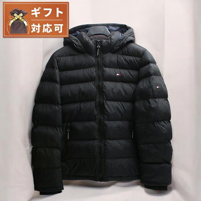 TOMMY HILFIGER ブラック ダウンジャケット S