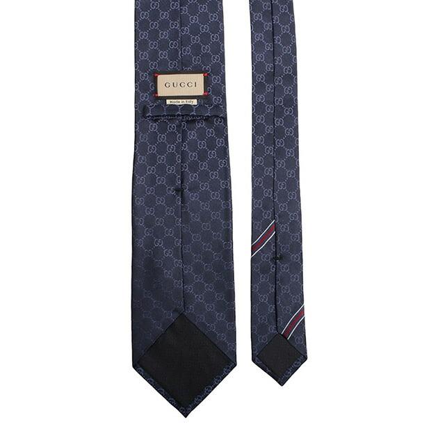 GUCCI（グッチ） ネクタイ 456520-4B002-4168 メンズ ネイビー