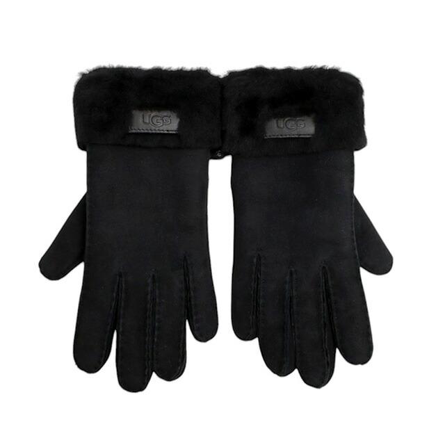 UGG（アグ） UGG Turn Cuff Glove 手袋 17369-BLK レディース S シープ
