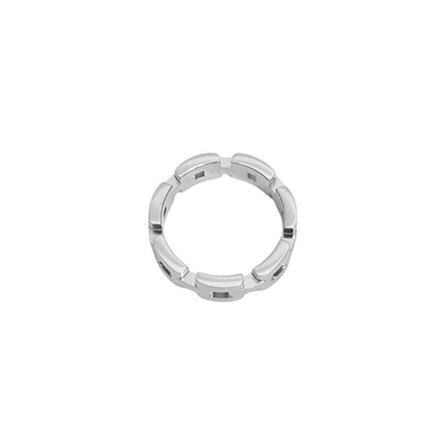 ダニエルウェリントン DANIEL WELLINGTON 3-LINK RING リング アクセサリー DW00401024 レディース シルバー_1