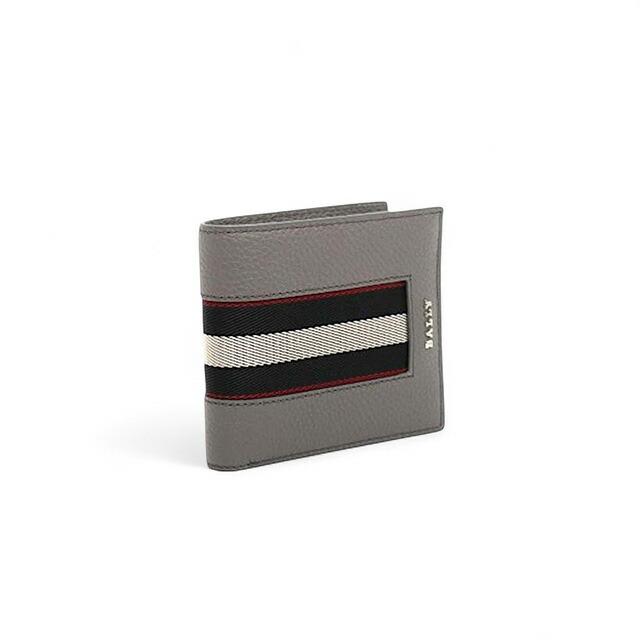 Bally（バリー） 二つ折り財布 ウォレット 6306286 メンズ グレー