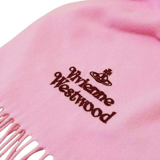 Vivienne Westwood ピンク マフラー タグ、箱付き ヴィヴィアンウエストウッド マフラー ピンクBOX/タグ付 マフラー