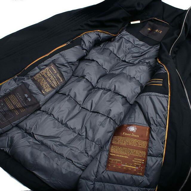 【新品】ムーレー MOORER ダウンジャケット メンズ mougi100090-albini-darkblu-50 MOORER（ムーレー） MOORER ALBINI-PUM ダウンジャケット アウター