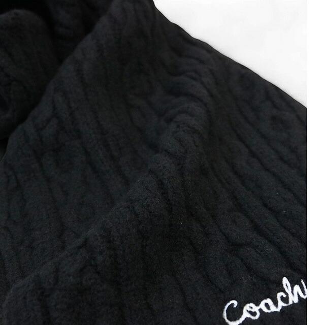 コーチ COACH EMBROIDRED CABLE KNIT MUFFLER マフラー CCL89-BLK ユニセックス マフラー_3