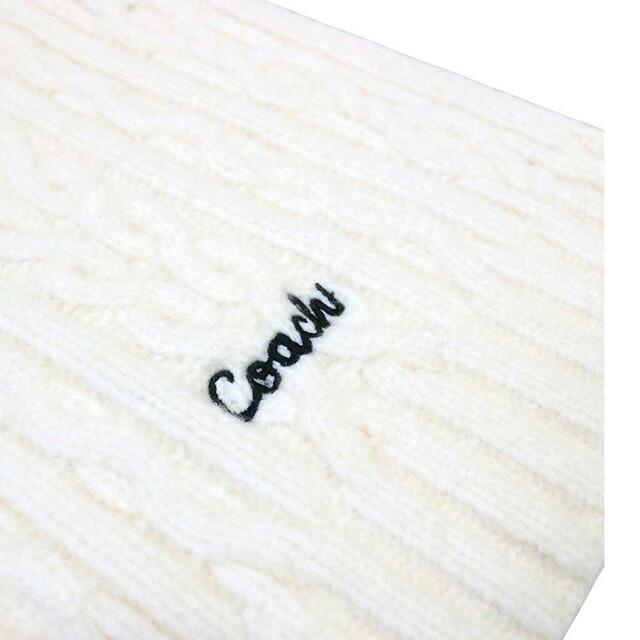 COACH（コーチ） COACH EMBROIDRED CABLE KNIT MUFFLER マフラー CCL89