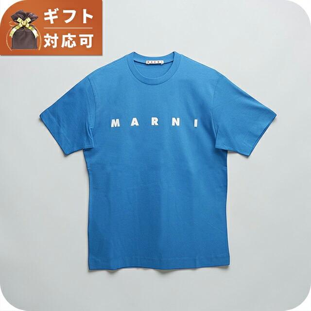 MARNI（マルニ） MARNI Tシャツ ロゴ コットン クルーネックT マルニ