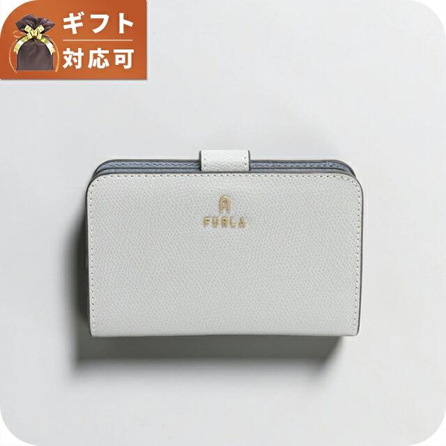 新品 フルラ FURLA 2つ折り財布 カメリア コンパクトウォレット M ミンティ/マシュマロ FURLA（フルラ） 【並行輸入品】フルラ カメリア 二つ折り財布 小銭