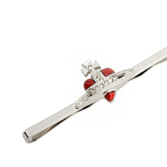 ヴィヴィアンウエストウッド VIVIENNE WESTWOOD DIAMANTE HEART タイバー ネクタイピン 65050033-02p418 メンズ ネクタイピンの画像