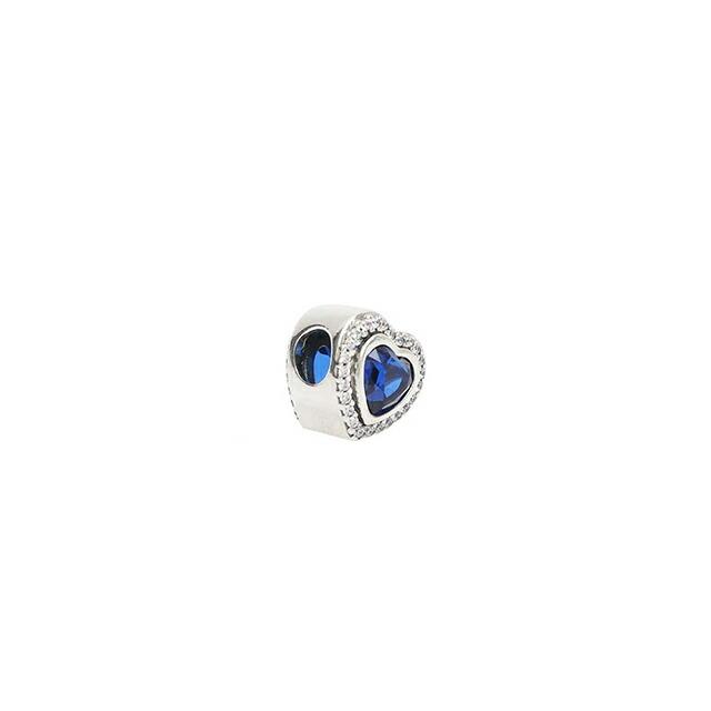 PANDORA（パンドラ） PANDORA Moments Sparkling Blue Heart Charm
