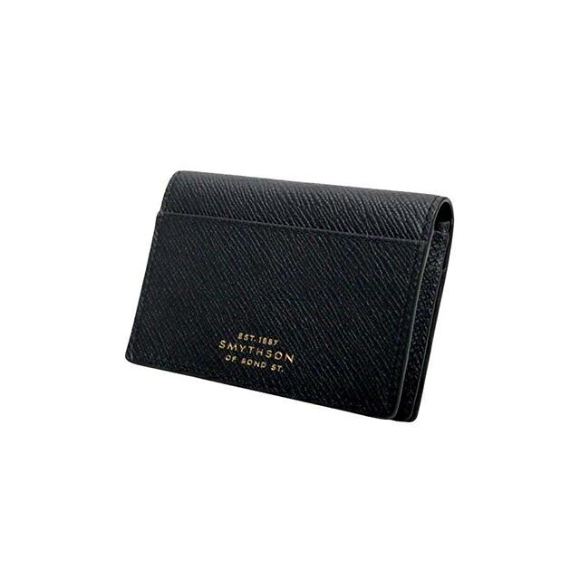 Smythson（スマイソン） SMYTHSON Panama Folded Card Case with Snap