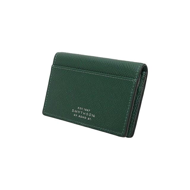 Smythson（スマイソン） SMYTHSON Panama Folded Card Case with Snap