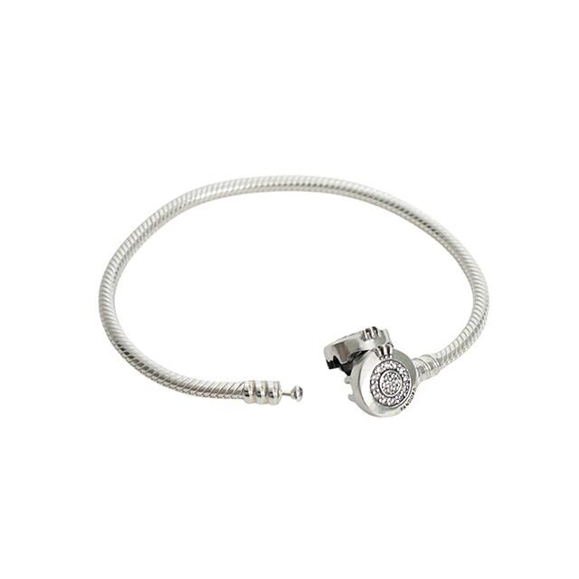 PANDORA（パンドラ） PANDORA Moments Sparkling Crown O Snake Chain