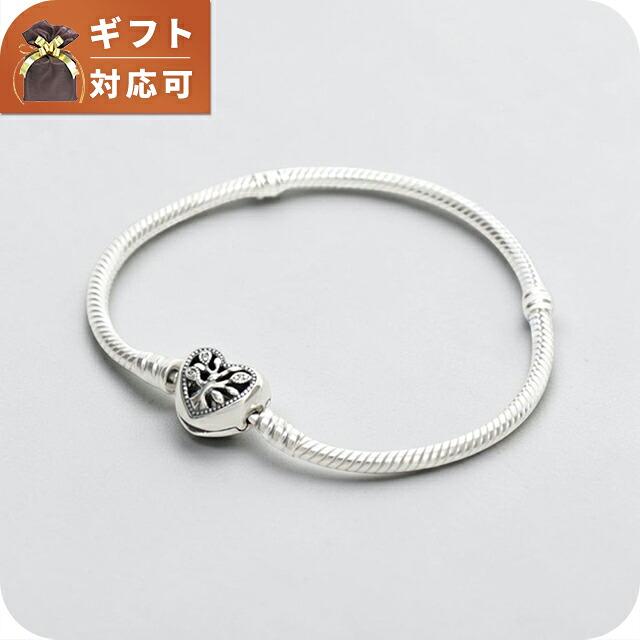 PANDORA（パンドラ） PANDORA Family Tree Heart Clasp Snake Chain