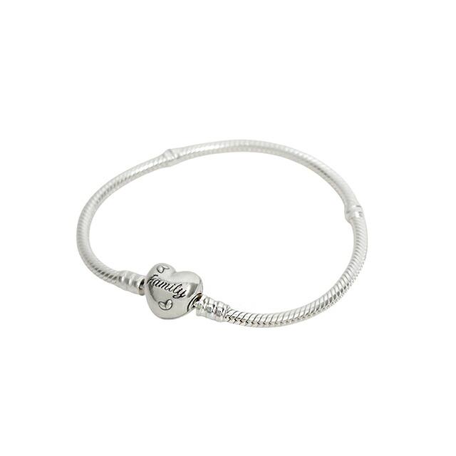 PANDORA（パンドラ） PANDORA Family Tree Heart Clasp Snake Chain