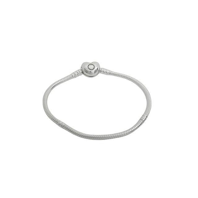 パンドラMoments Heart & Snakeブレスレット　16cm 正規品 PANDORA（パンドラ） PANDORA Moments Heart & Snake Chain Bracelet