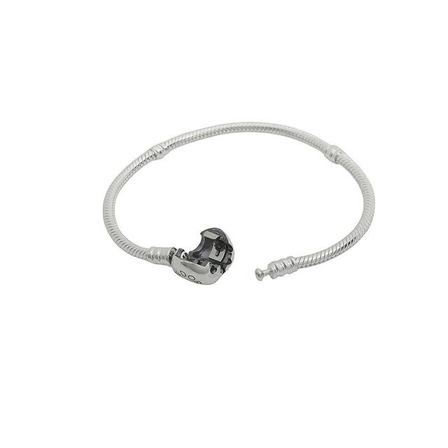 PANDORA（パンドラ） PANDORA Moments Heart & Snake Chain Bracelet
