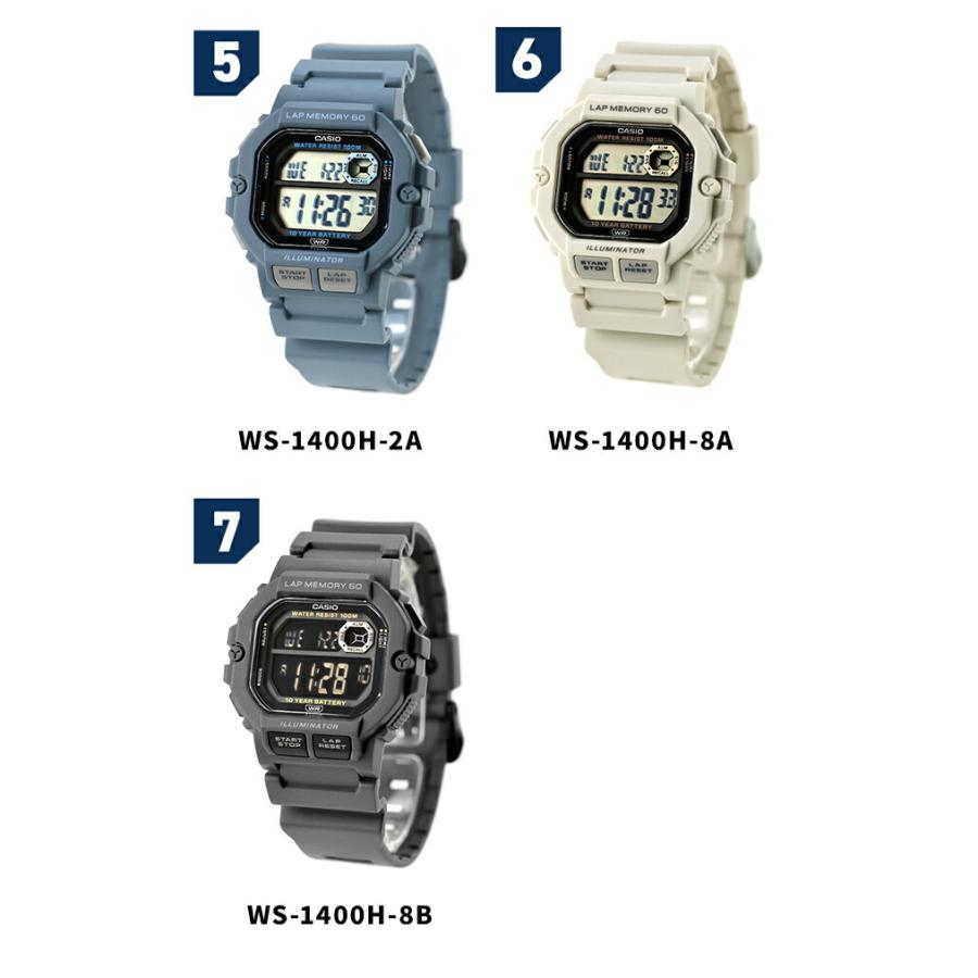 CASIO（カシオ） チープカシオ クォーツ 電池式 WS-1400H 海外モデル