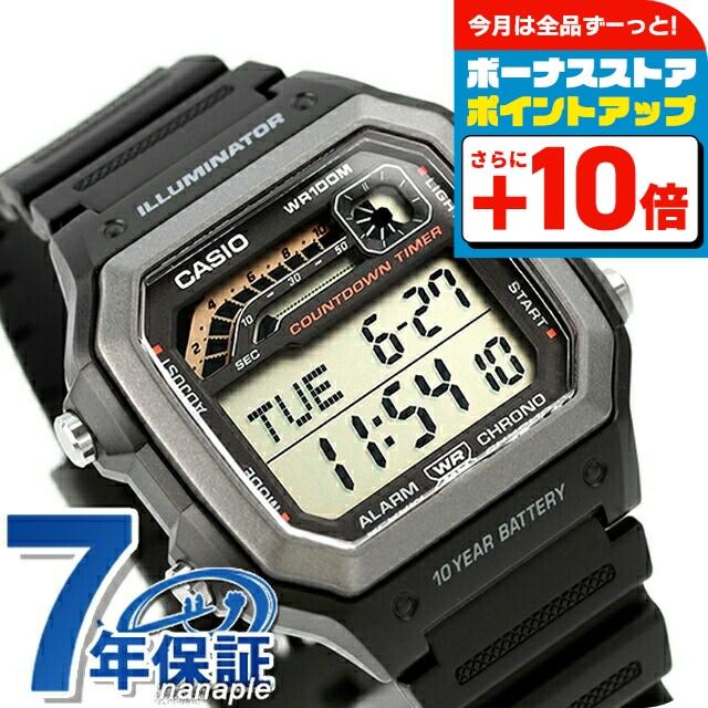 CASIO（カシオ） チプカシ WS-1600H-1AV 海外モデル メンズ 腕時計
