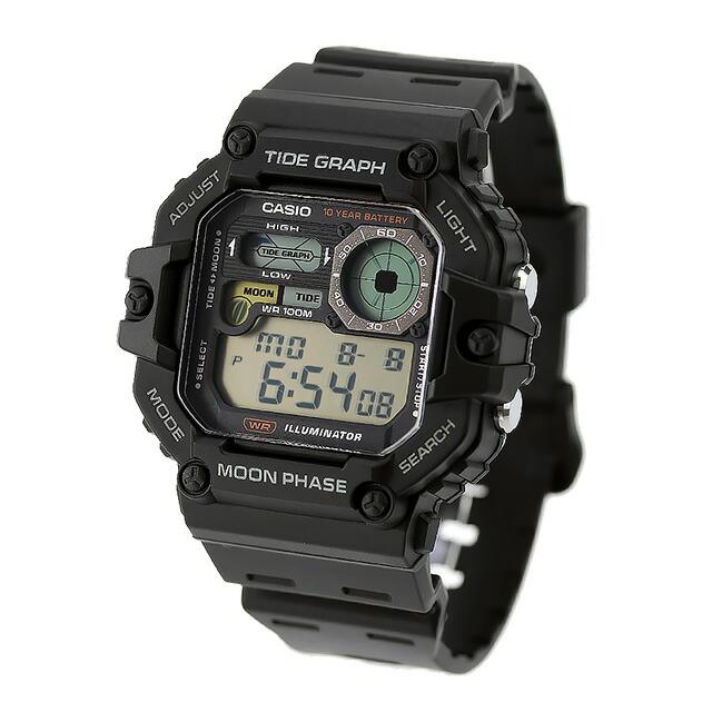 カシオ CASIO WS-1700H-1AV チプカシ 海外モデル メンズ 腕時計 ブランド カシオ casio デジタル ブラック プレゼント 実用的の画像
