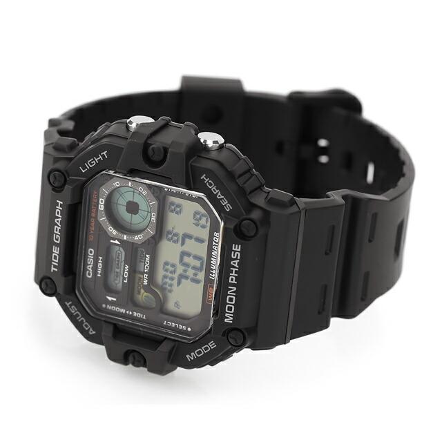 カシオ CASIO WS-1700H-1AV チプカシ 海外モデル メンズ 腕時計 ブランド カシオ casio デジタル ブラック プレゼント 実用的の画像