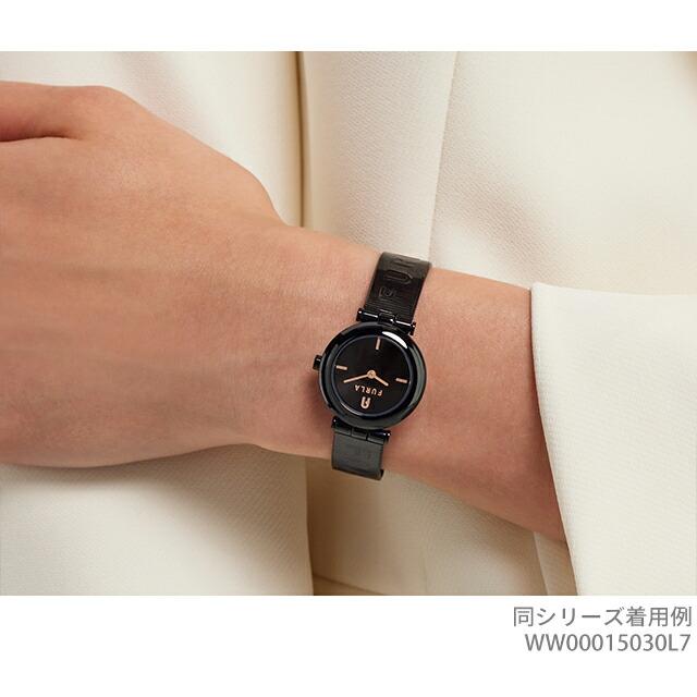 フルラ ロゴリンクス クォーツ 電池式 腕時計 ブランド レディース  