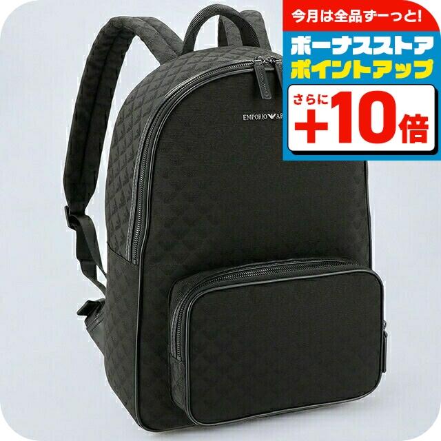 エンポリオ・アルマーニ リュック メンズ レディース ブランド EMPORIO ARMANI Y4O315Y022V 81336 ブラック EMPORIO ARMANI エンポリオ・アルマーニ リュック メンズ レディース