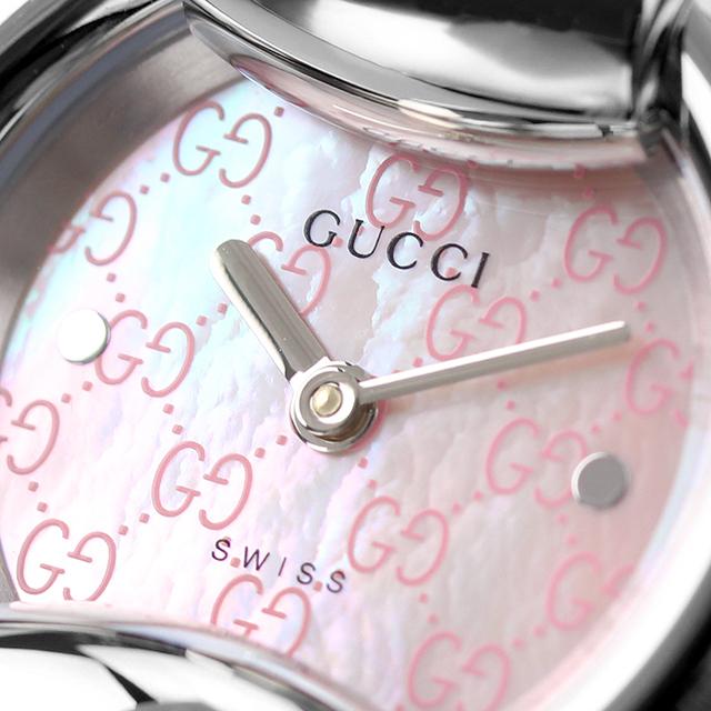 グッチ バングル 時計 レディース 腕時計 ブランド 1400 ピンクシェル YA014513｜nanaple｜06
