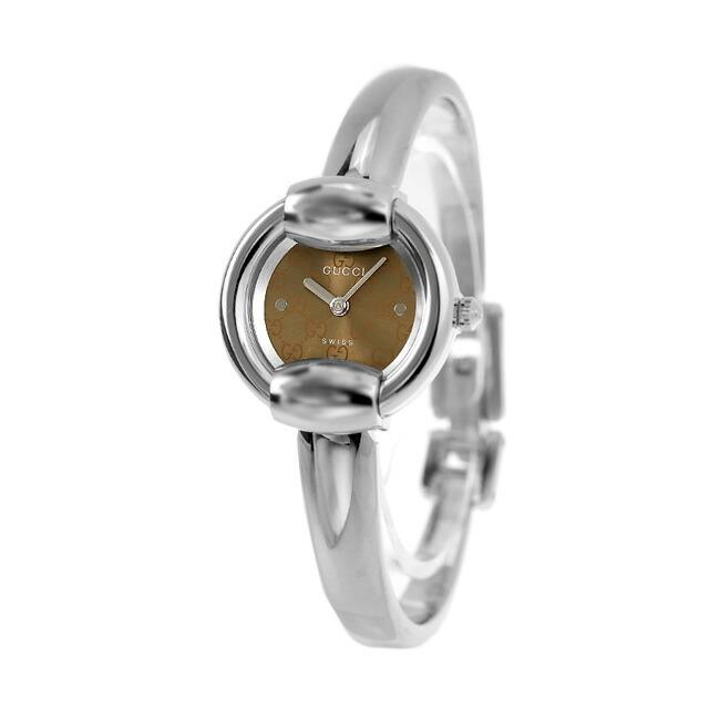 GUCCI 4/5さらに+10倍 グッチ バングル 時計 1400 レディース ブラウン  