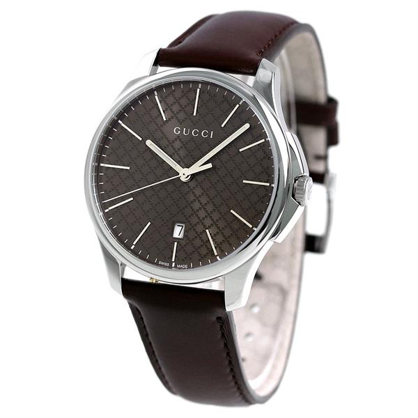G-Timeless GUCCI グッチ 時計 Gタイムレス 40mm 革ベルト メンズ