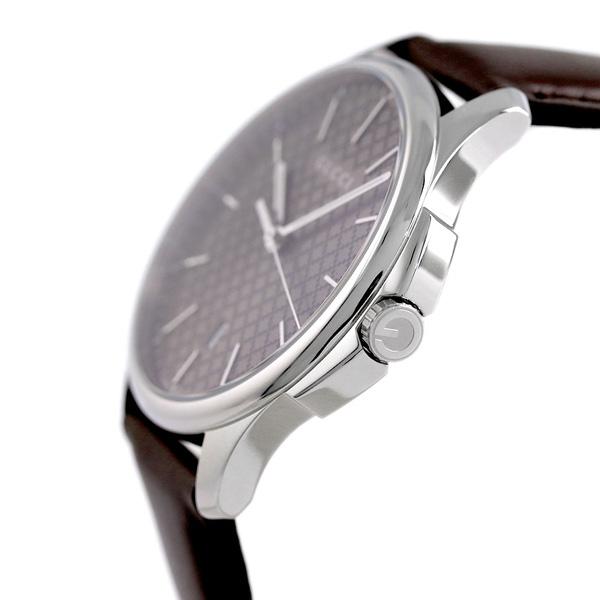 G-Timeless GUCCI グッチ 時計 Gタイムレス 40mm 革ベルト メンズ