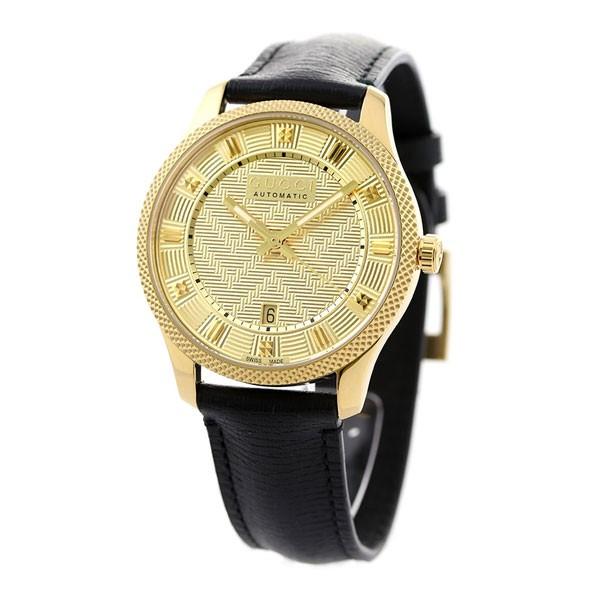 グッチ 時計 エリクス 40mm 自動巻き メンズ 腕時計 Ya Gucci Eryx ゴールド ブラック 革ベルト 腕時計のななぷれ 通販 Paypayモール