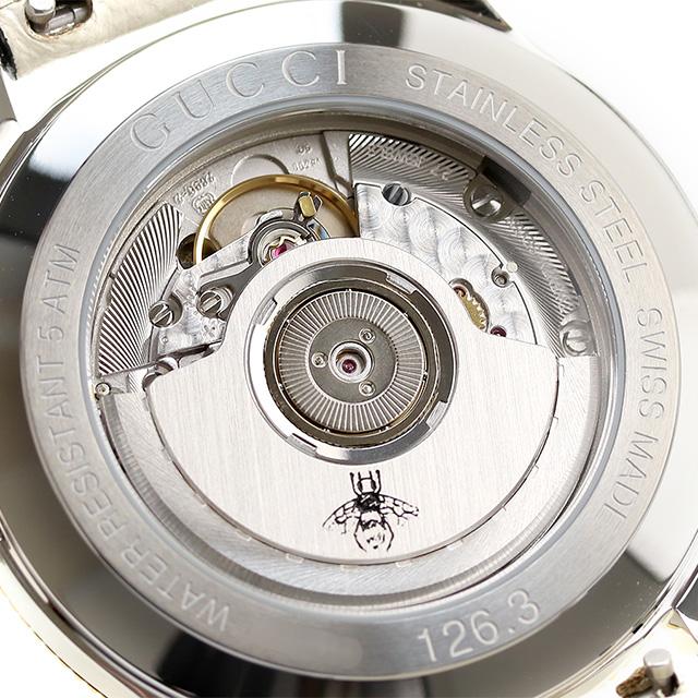 グッチ 時計 Gタイムレス 自動巻き 機械式 腕時計 メンズ 革ベルト