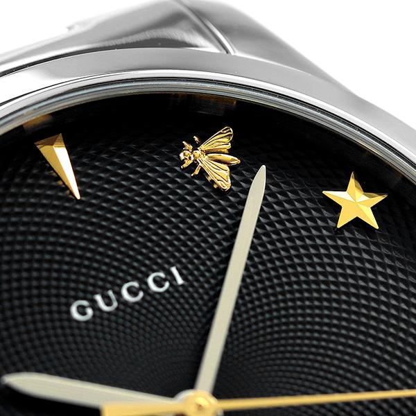グッチ 時計 Gタイムレス 38mm 蜂 星 ハート スイス製 クオーツ メンズ 腕時計 YA1264029A GUCCI