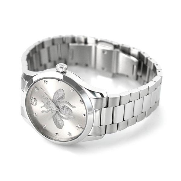 グッチ 時計 メンズ レディース 腕時計 蜂 YA1264126 GUCCI G-TIMELESS 腕時計 シルバーの画像