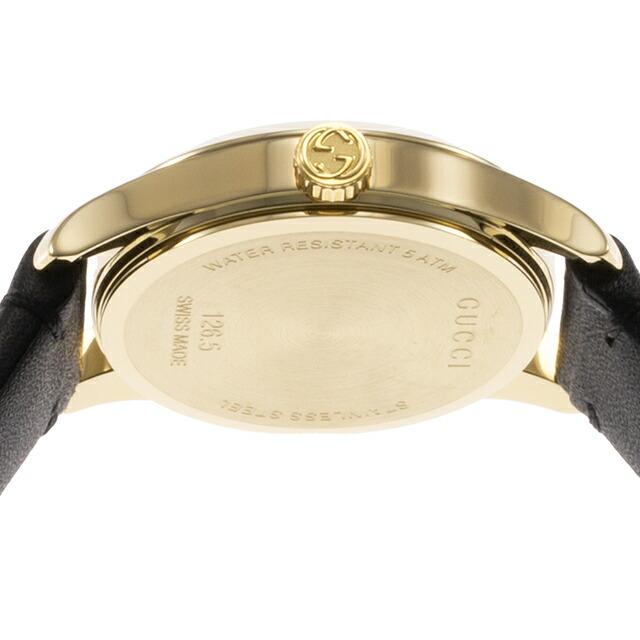 Gタイムレス クオーツ 腕時計 ブランド レディース YA126571A アナログ シルバー ブラック 黒 スイス製｜nanaple｜02