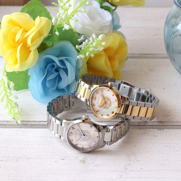 G-Timeless グッチ Gタイムレス 27mm 猫 レディース 腕時計 YA126595