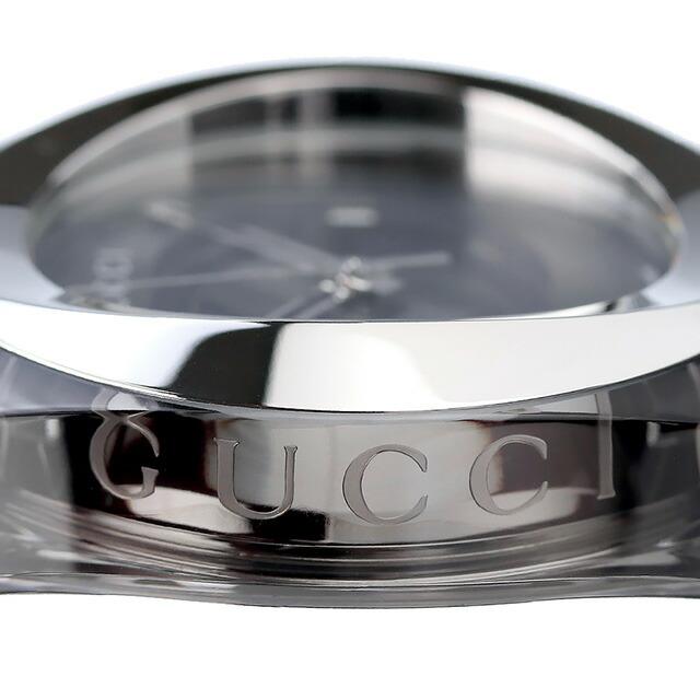 グッチ 時計 スイス製 メンズ 腕時計 ブランド YA137109A シンク 46mm グレーシルバー グレー 父の日 プレゼント 実用的｜nanaple｜07