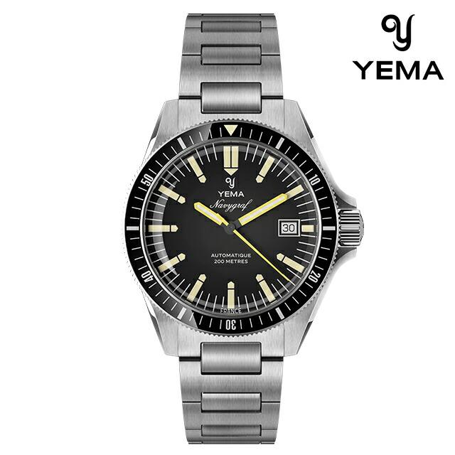 イエマ ネイビーグラフヘリテージ2025 自動巻き 腕時計 ブランド