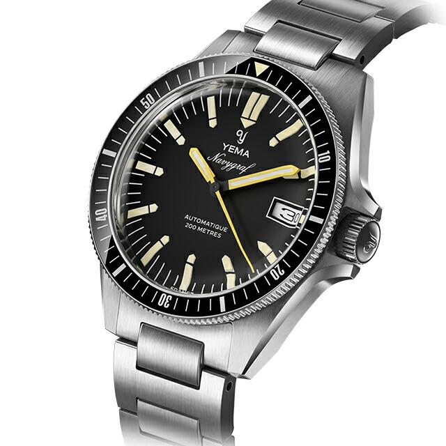 イエマ ネイビーグラフヘリテージ2025 自動巻き 腕時計 ブランド