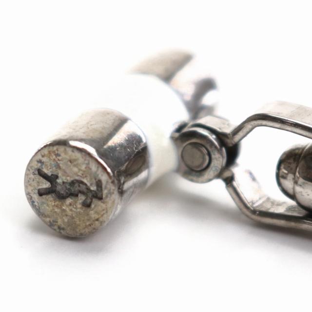 サンローラン カフス メンズ SAINT LAURENT メタル 185266 ホワイト系 アクセサリー SAINT LAURENT サンローラン ブランド カフス メンズ メタル 185266