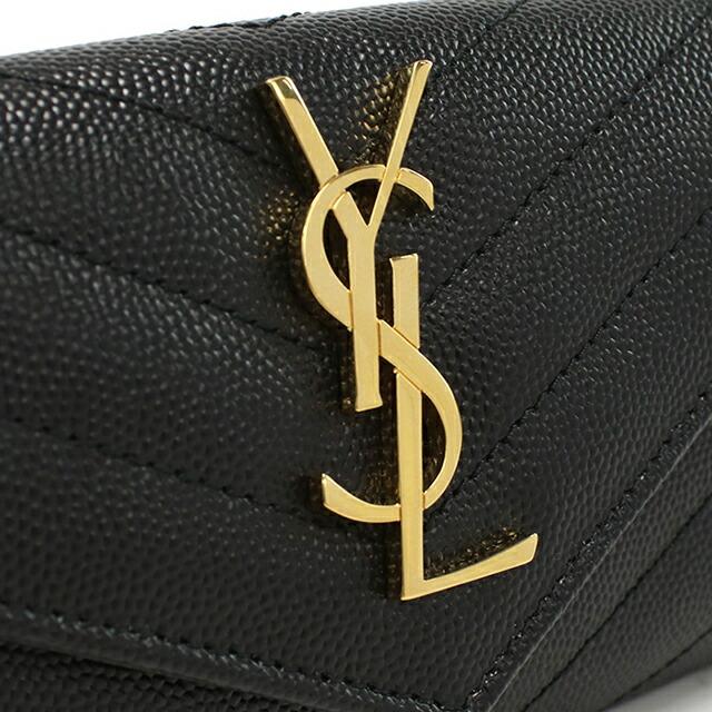 SAINT LAURENT サンローラン 名刺入れ レディース ブランド レザー
