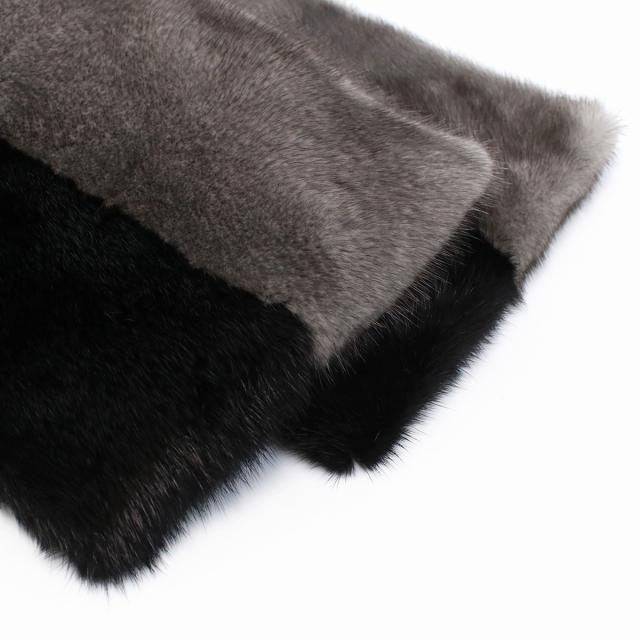 SAINT LAURENT サンローラン ブランド マフラー メンズ ミンクファー