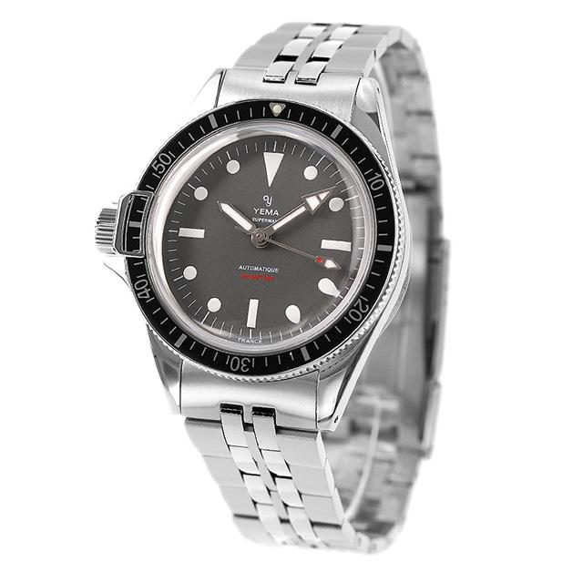 【新品訳あり】 イエマ スーパーマン500 デストロ 自動巻き 機械式 腕時計 ブランド メンズ 限定モデル YEMA YSUP22LHD39-CMS アナログ グレー フランス製 【VQL2768758780】(99220円)