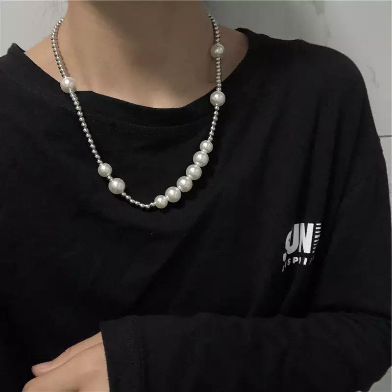 ネックレス パール ストリート 韓国ファッション シルバー Ne18 Nanaru アクセサリーショップ 通販 Yahoo ショッピング