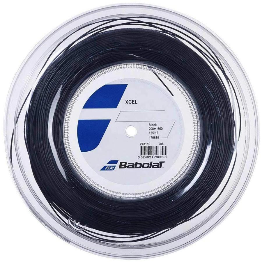 バボラ (Babolat) テニス用ストリング ガット XCEL (エクセル) ブラック 長さ200m ゲージ1.3mm 243110｜nanasada｜02