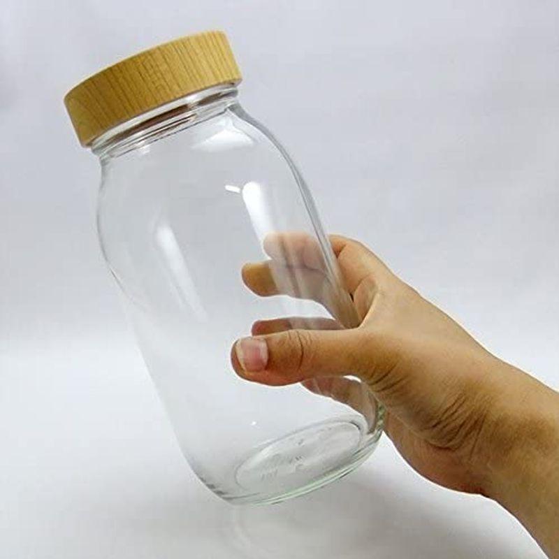 ガラス瓶 保存瓶 MOKUNEJI Pot L 900ml｜nanasada｜05