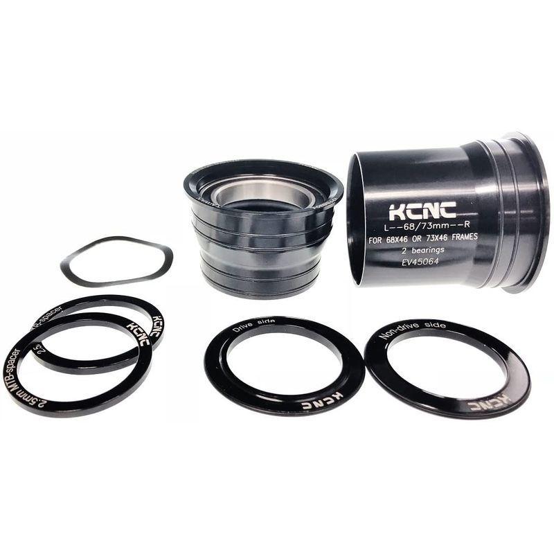 kcnc 自転車 軽量 ボトムブラケット bbセット ロードbb シマノ bb30 73mm