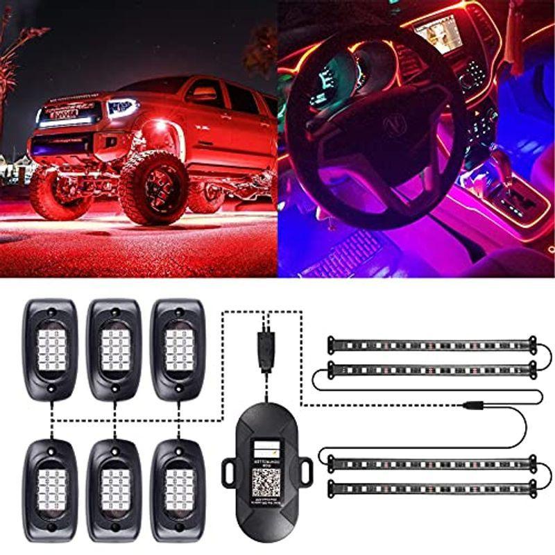 Web限定 Morefulls 車用 Ledテープライト アンダーライト 合併 ネオンライト Rgb ロックライト 6個 Ledテープライトキット 足下 楽天市場 Www Sei Ba Gov Br